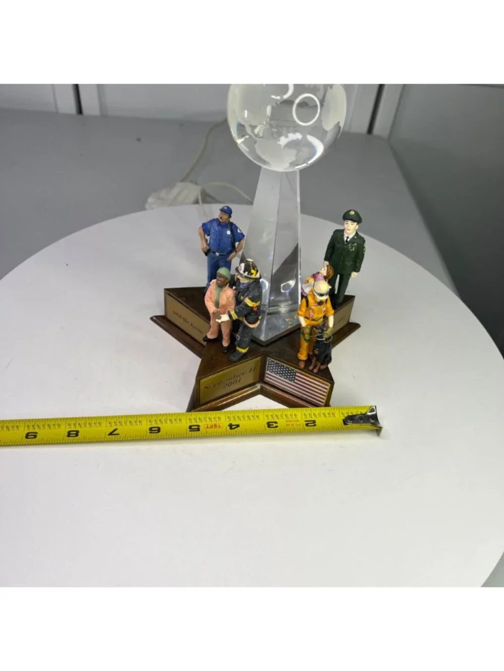 Dept 56 9/11 Memorial American Pride Collection Lighted Figurine (Incomplete)